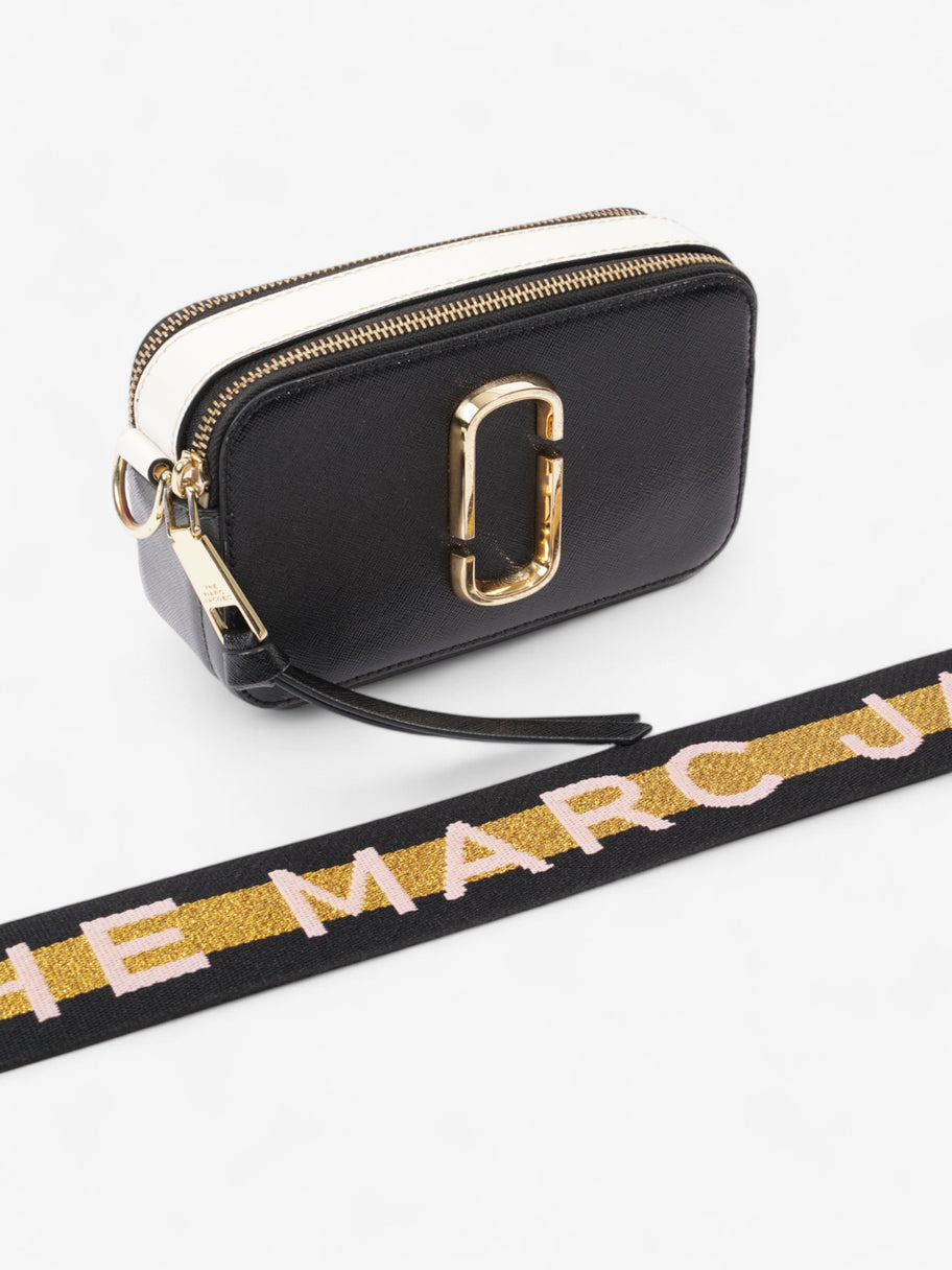 Marc Jacobs The Snapshot Bag Black / Grey / White Leather Image 7