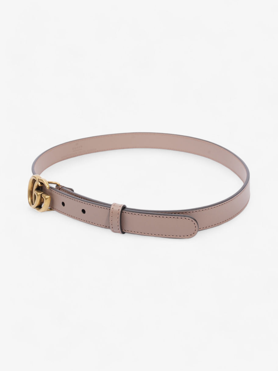 Gucci GG Marmont Belt Dusty Pink Gold Leather 70cm 28 Luxe Collective