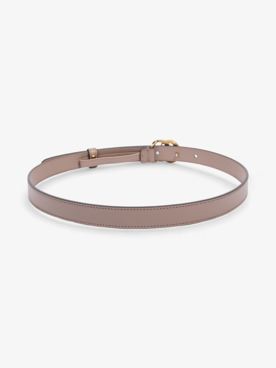 Gucci GG Marmont Belt Dusty Pink / Gold Leather 70cm 28