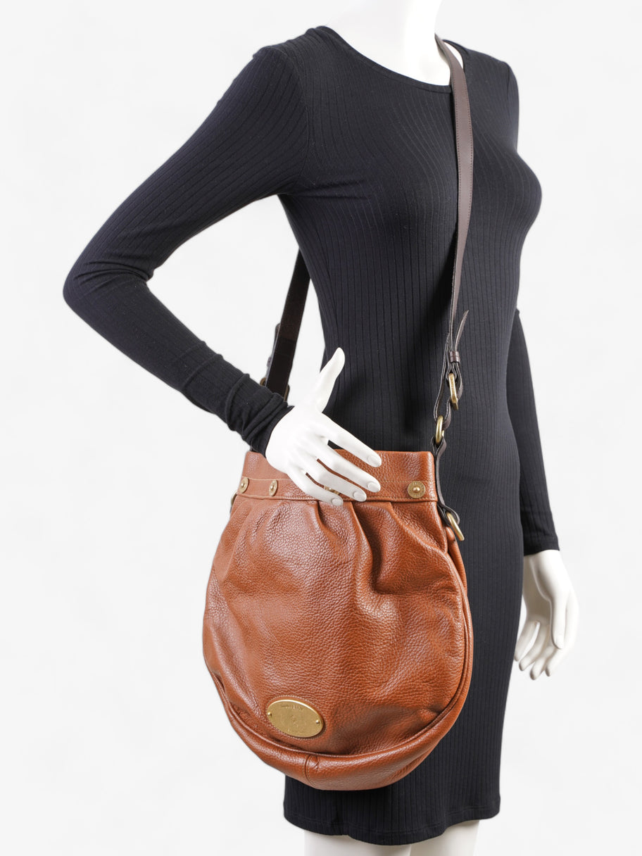 Mulberry Mitzy Messenger Oak Grained Leather Image 2