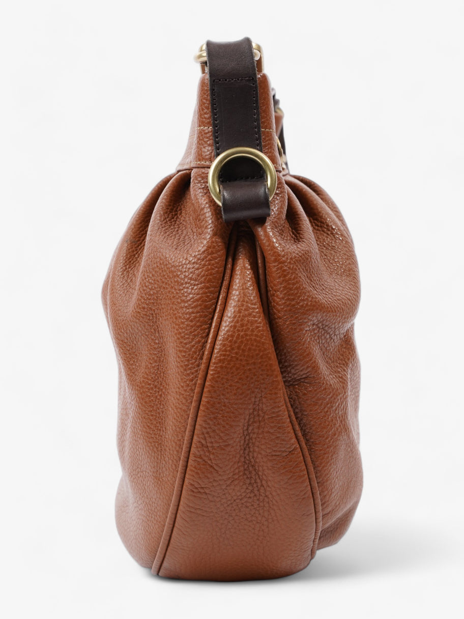 Mitzy Messenger Oak Grained Leather Image 5