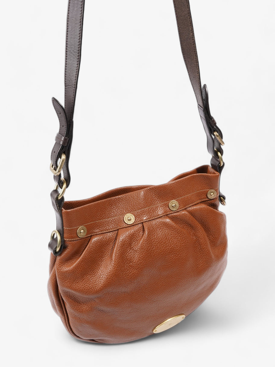 Mitzy Messenger Oak Grained Leather Image 6