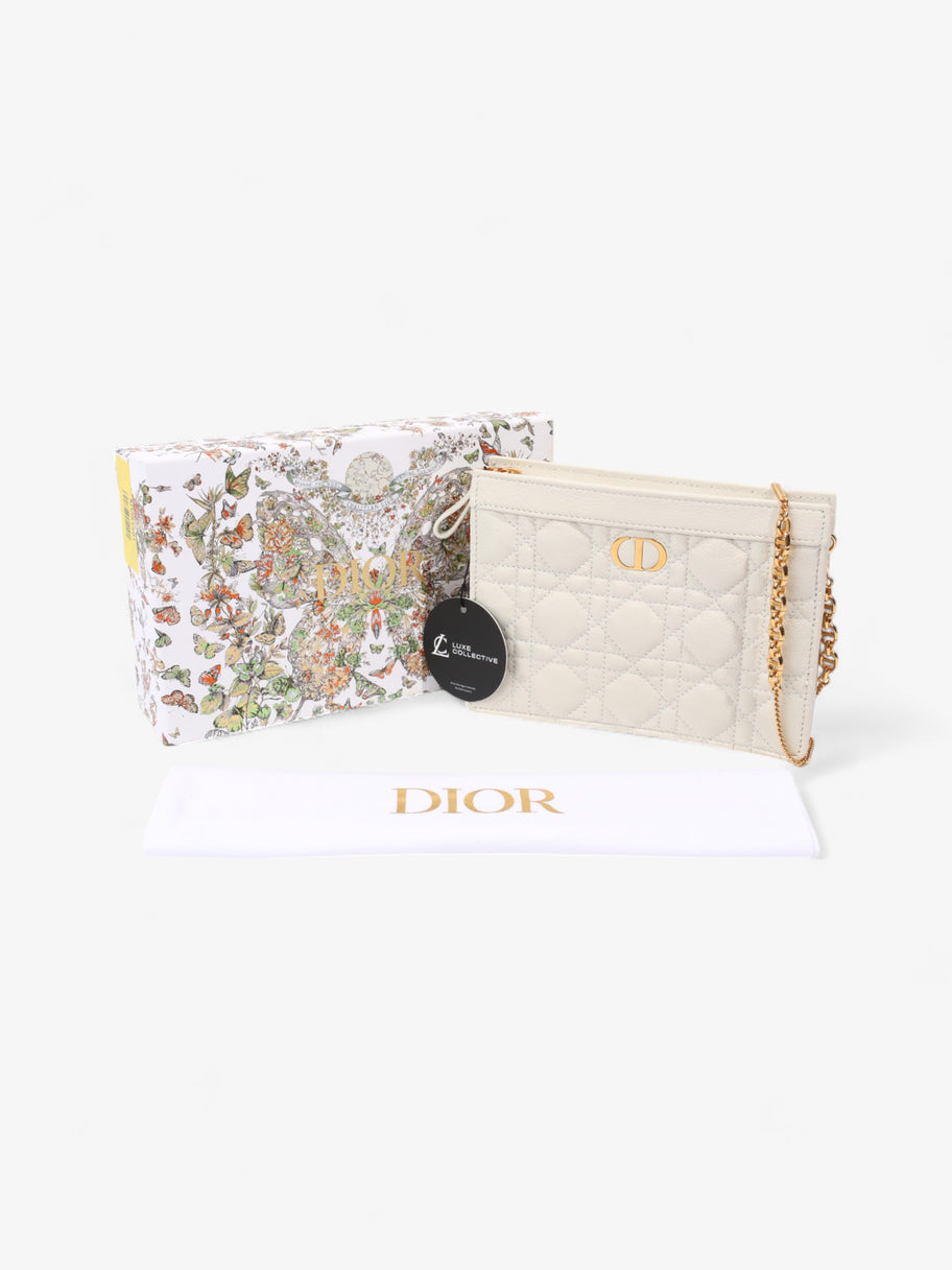 Christian Dior Caro Every Dior Pouch Latte Calfskin Leather Image 9