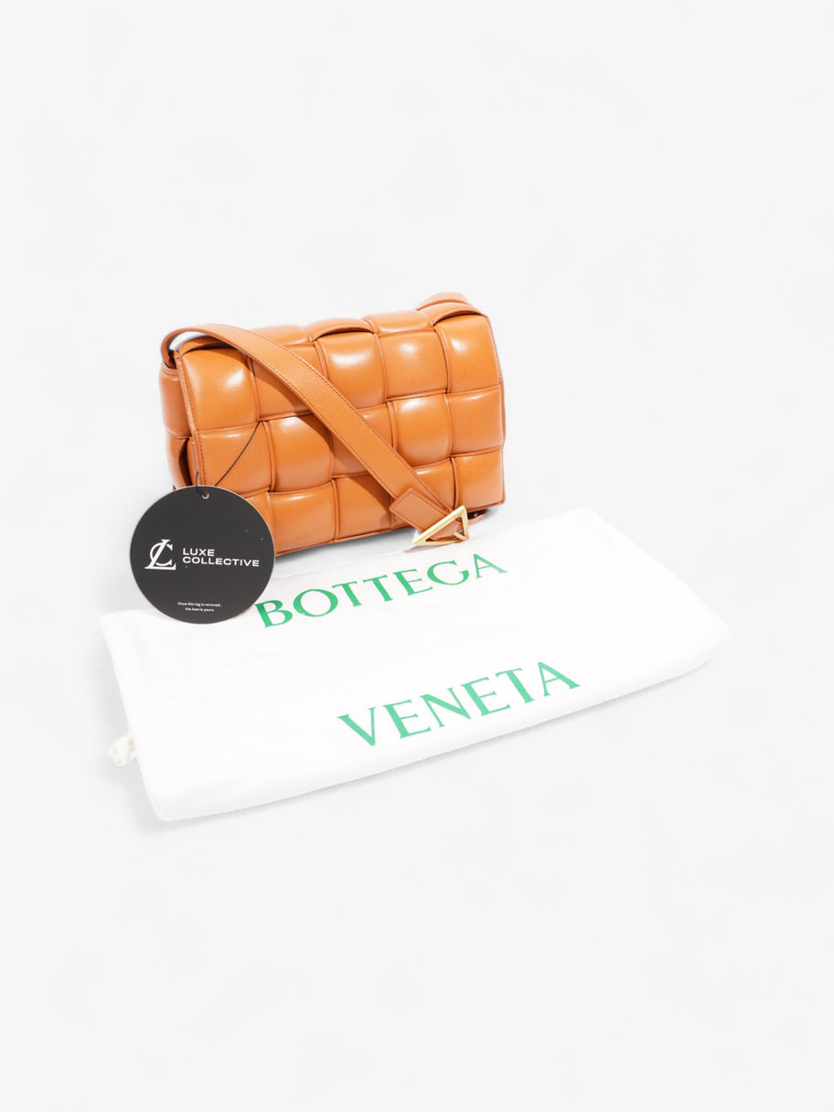 Bottega Veneta Padded Casette Orange Intrecciato Leather Medium Image 9