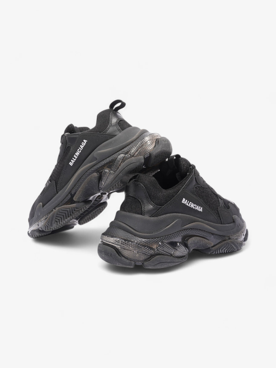 Balenciaga Triple S Clear Sole Black Mesh EU 41 UK 7 Image 9