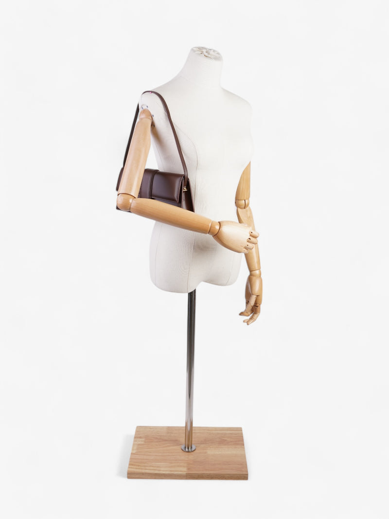  Jacquemus Le Bambino Long Brown Leather