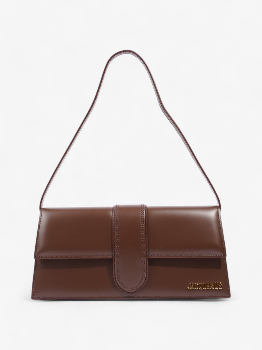 Jacquemus Le Bambino Long Brown Leather Image 1