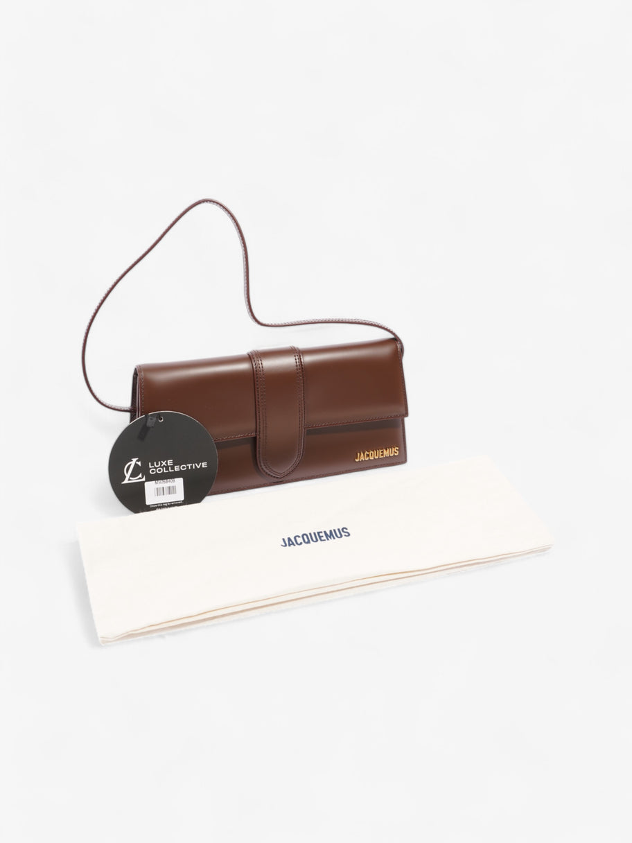 Jacquemus Le Bambino Long Brown Leather Image 9