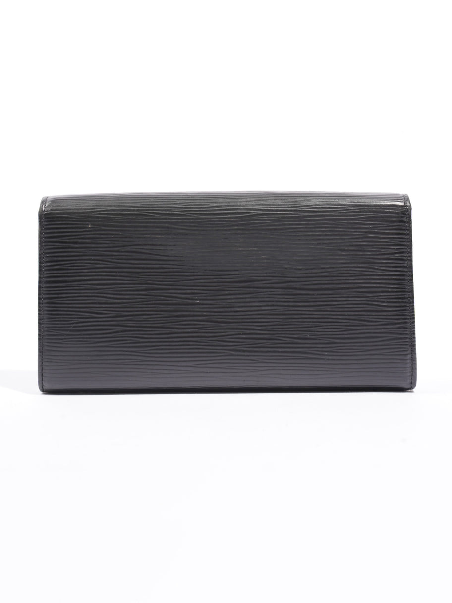 Long Wallet Black Epi Leather Image 3