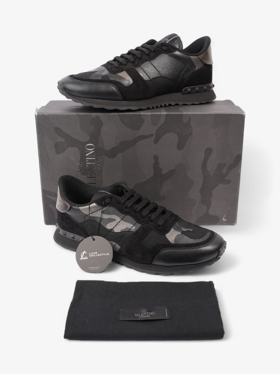 Valentino Rockrunner Black Camo Leather EU 43 UK 9 Image 9