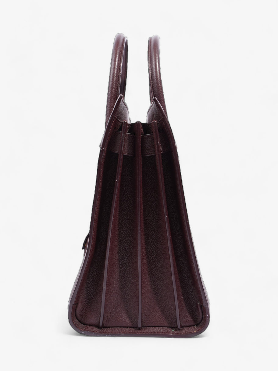 Saint Laurent Sac De Jour Maroon Grained Leather Small Image 3