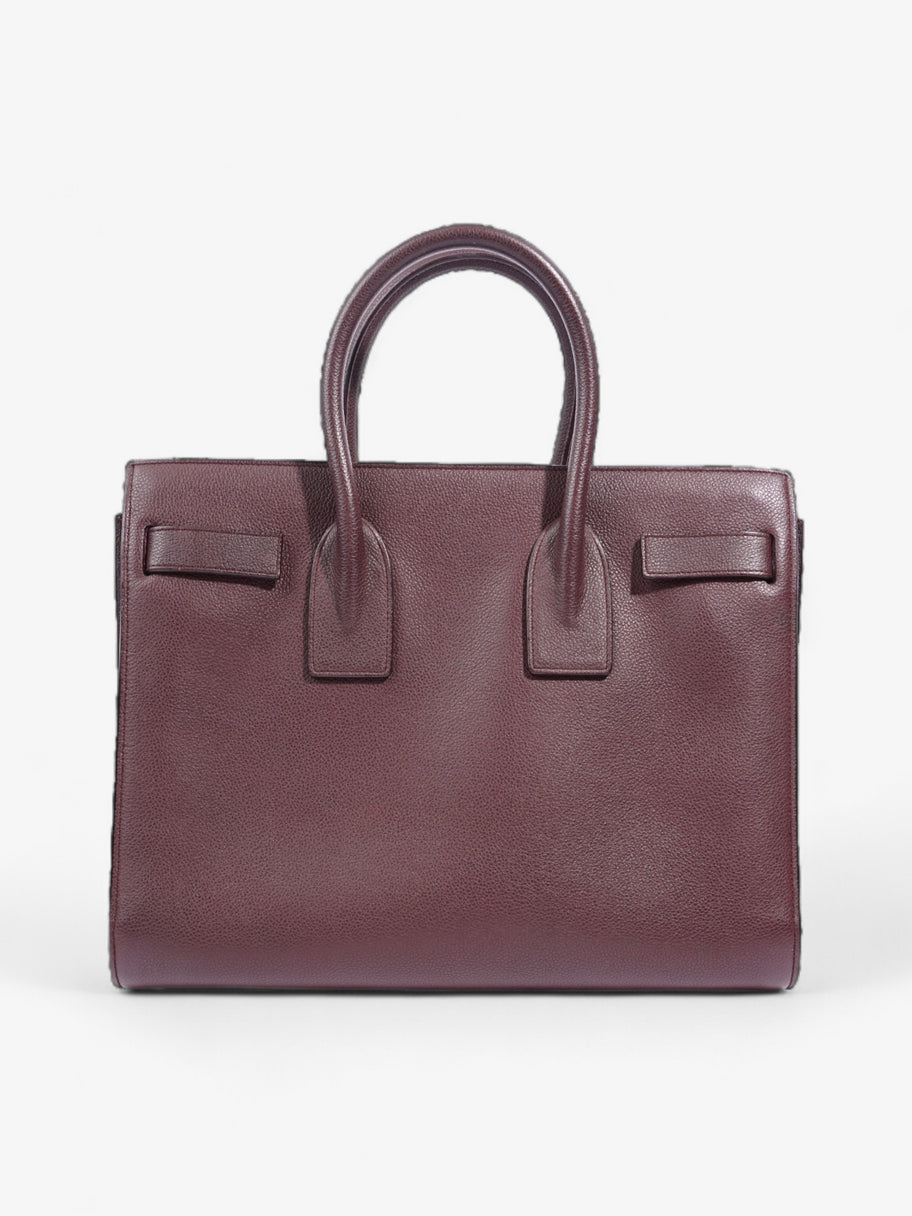 Saint Laurent Sac De Jour Maroon Grained Leather Small Image 4