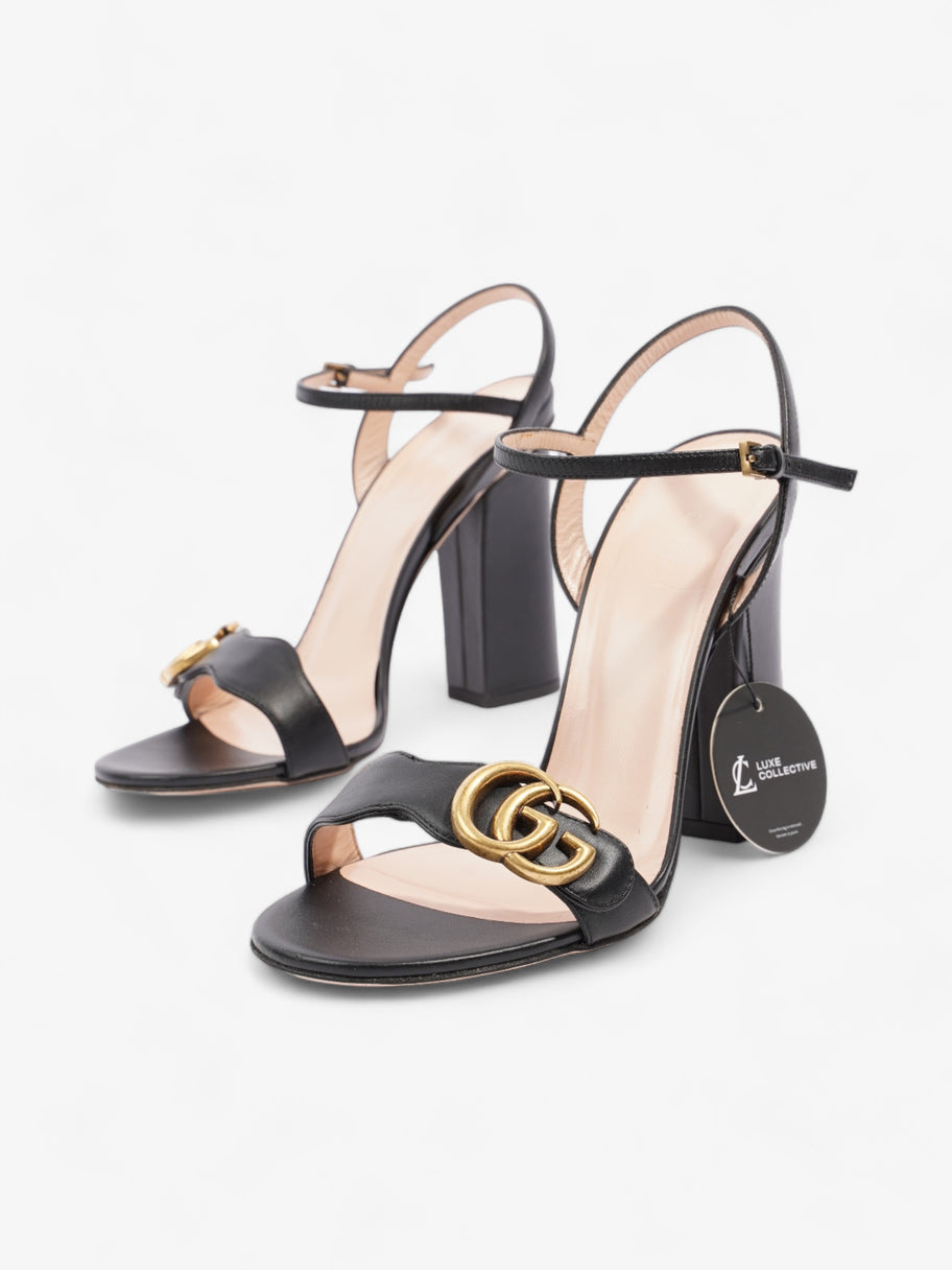 Gucci GG Marmont Heels 85mm Black Leather EU 37 UK 4 Image 10