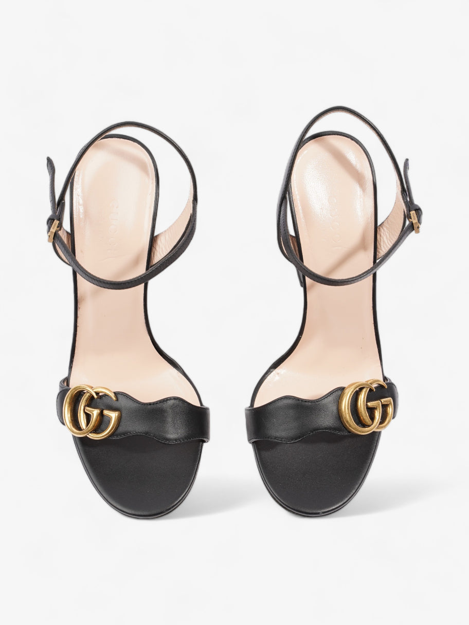 Gucci GG Marmont Heels 85mm Black Leather EU 37 UK 4 Image 8