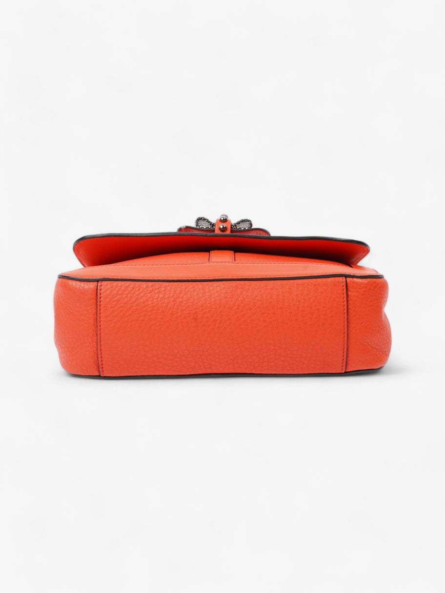 Christian Louboutin Sweet Charity Shoulder Bag Orange Grained Leather Image 6