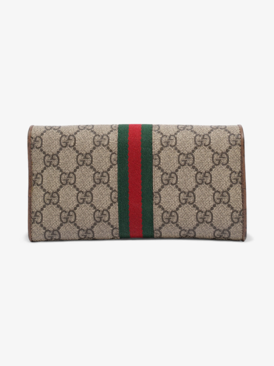 Gucci Ophidia Wallet GG Supreme / Green / Red Coated Canvas Image 2