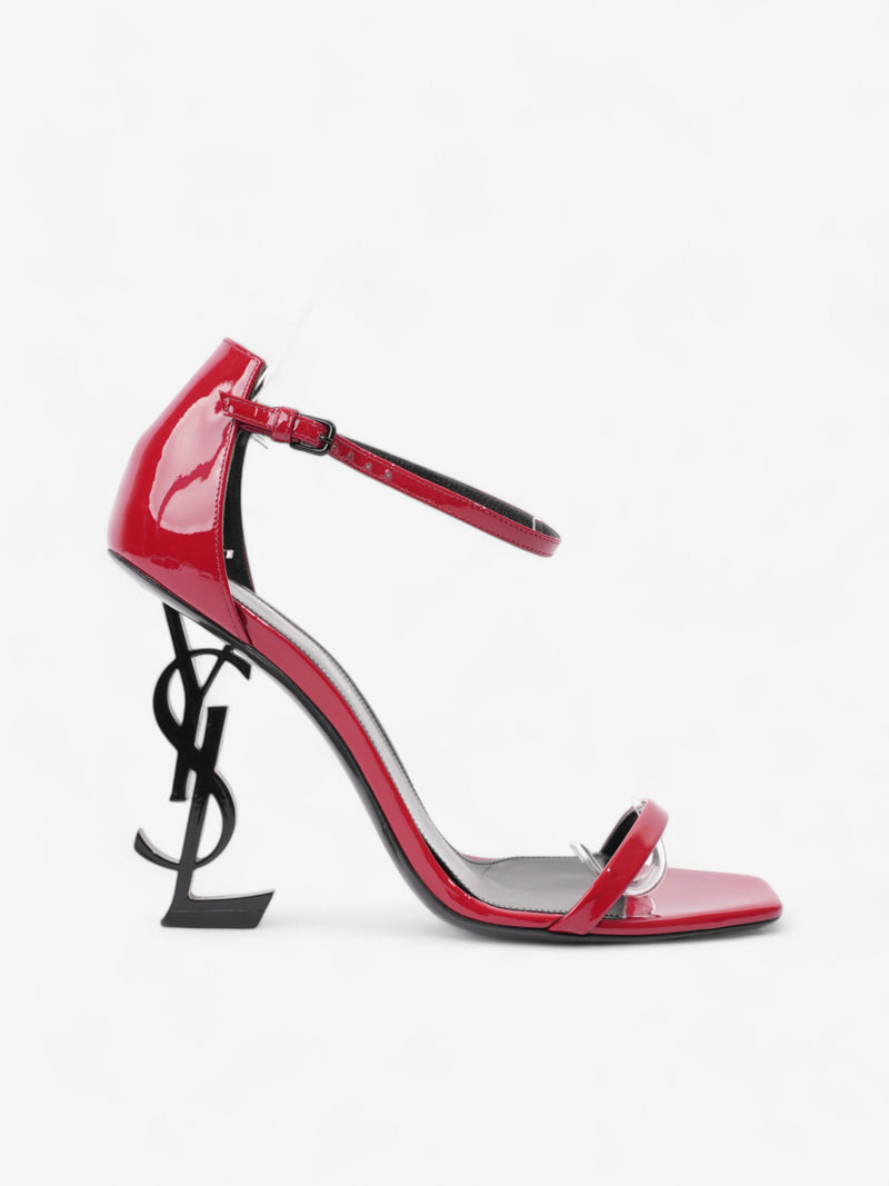  Saint Laurent Opyum Heels 110mm Red / Black Leather EU 37.5 UK 4.5