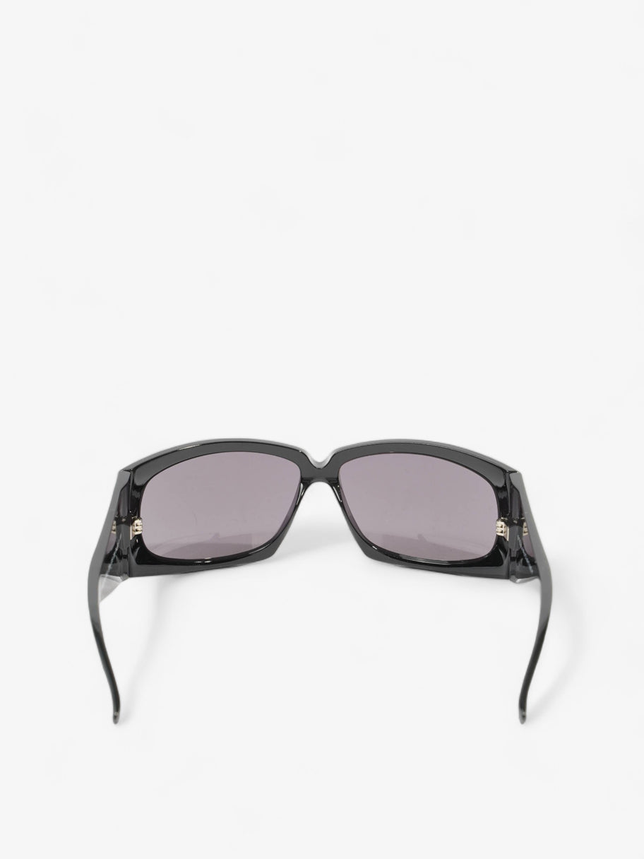 Wrap Around Sunglasses Black Acetate 60mm 11mm Image 4