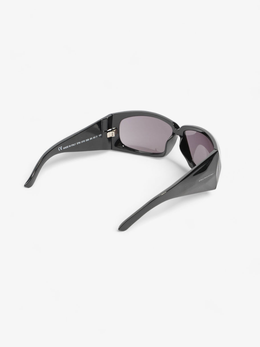 Wrap Around Sunglasses Black Acetate 60mm 11mm Image 6