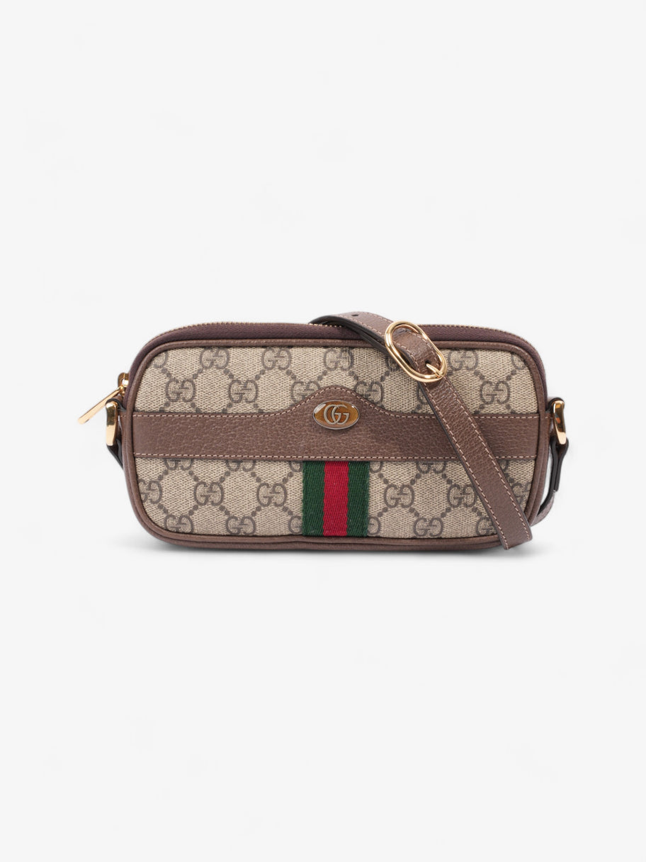 Gucci Ophidia GG Web GG Supreme / Red / Green Canvas Mini Image 1