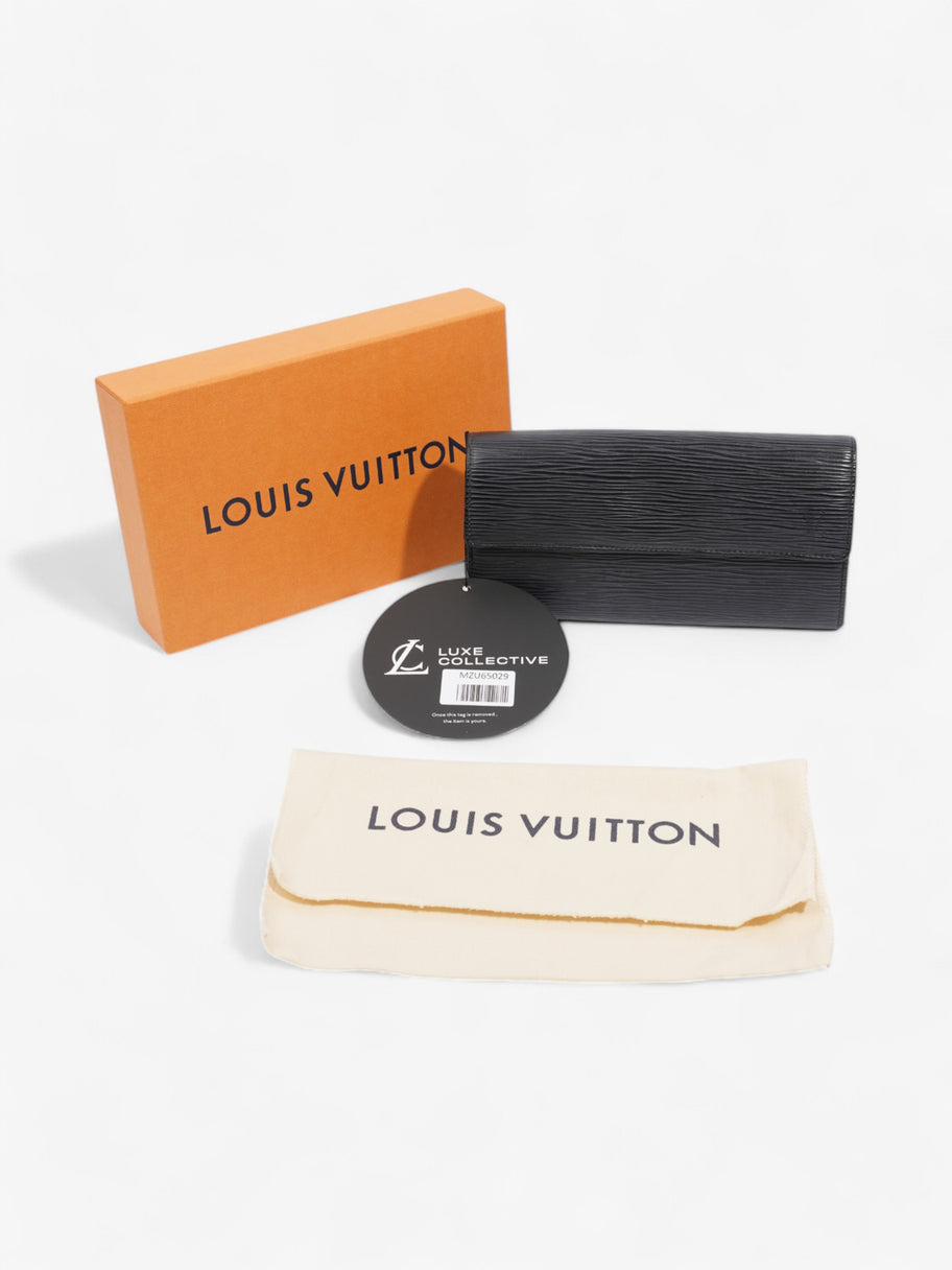 Louis Vuitton Porte Tresor International Wallet Black Epi Leather Image 8