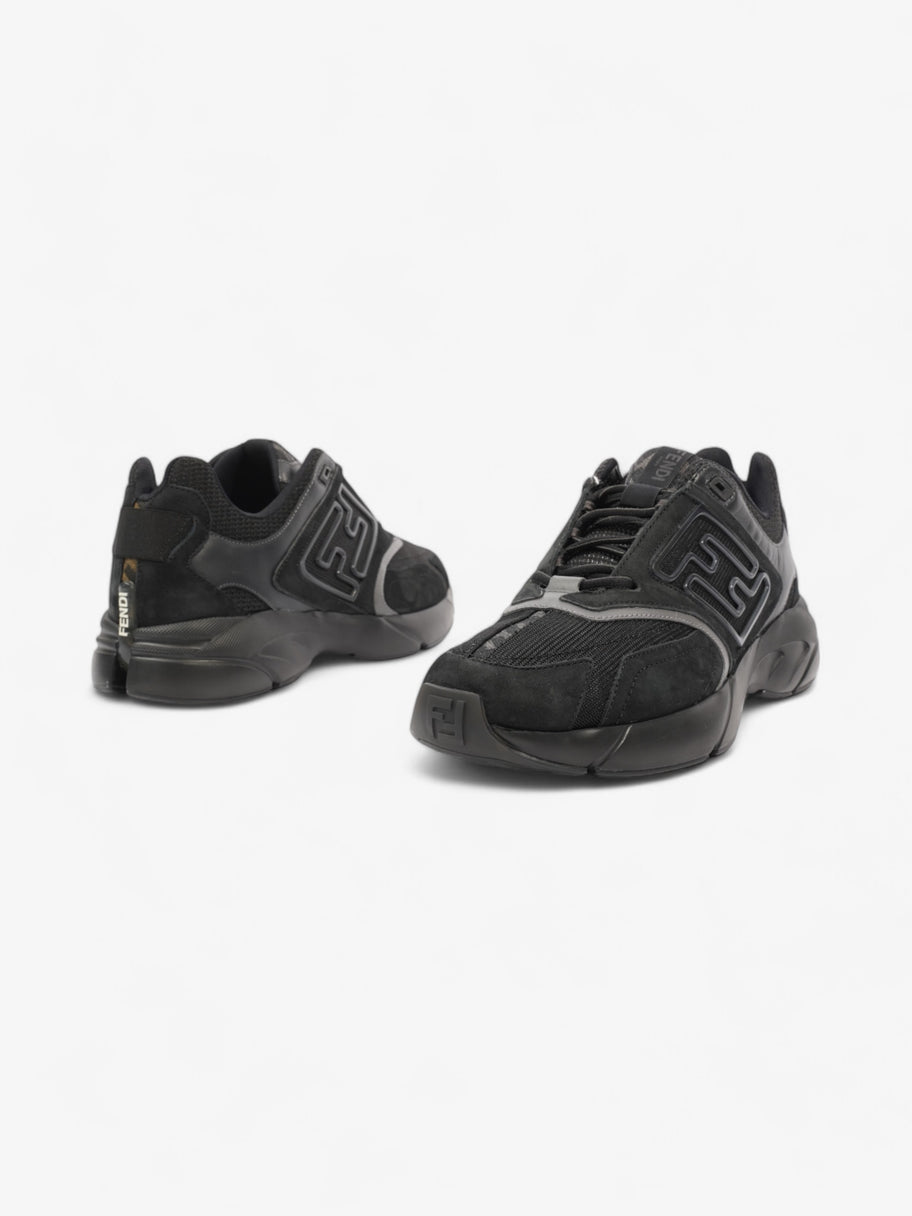 Fendi FF Runner Sneakers Black Mesh EU 42 UK 8 Image 9