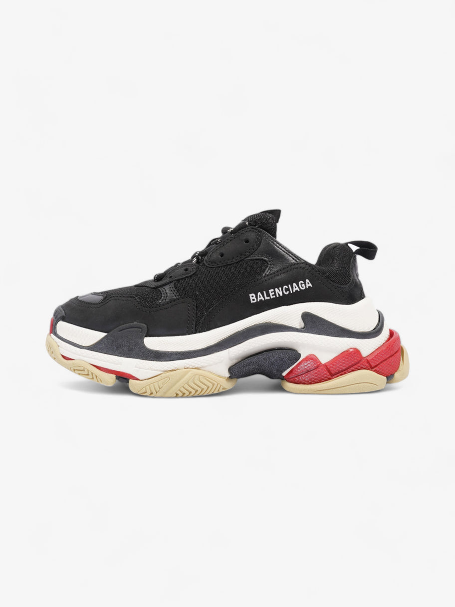 Balenciaga Triple S Black / White / Red Mesh EU 39 UK 6 Image 5