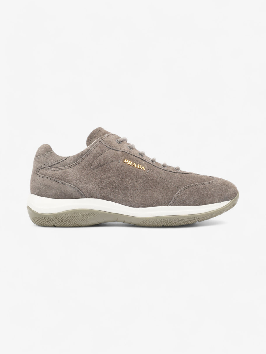 Prada America Cup Grey Suede EU 40 UK 7 Image 1