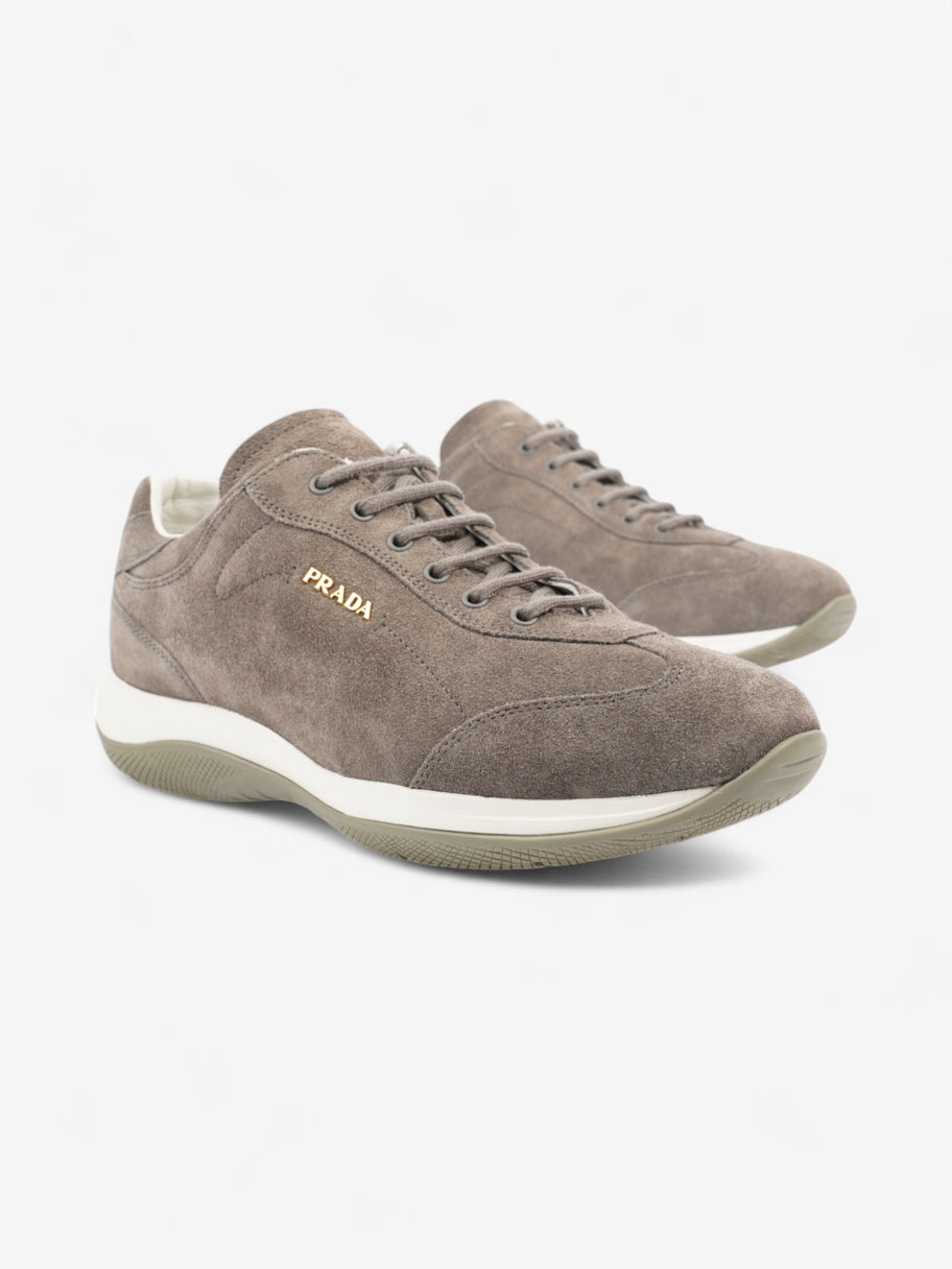 Prada America Cup Grey Suede EU 40 UK 7 Image 2