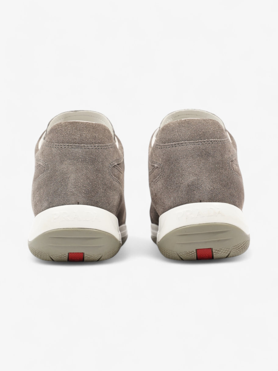 Prada America Cup Grey Suede EU 40 UK 7 Image 6