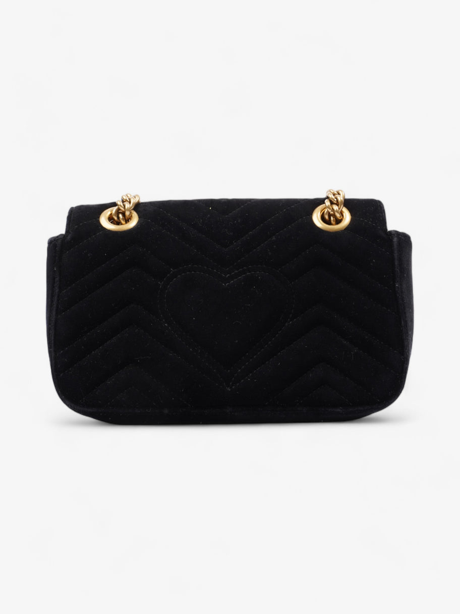 Gucci GG Marmont Black Velvet Mini Image 4