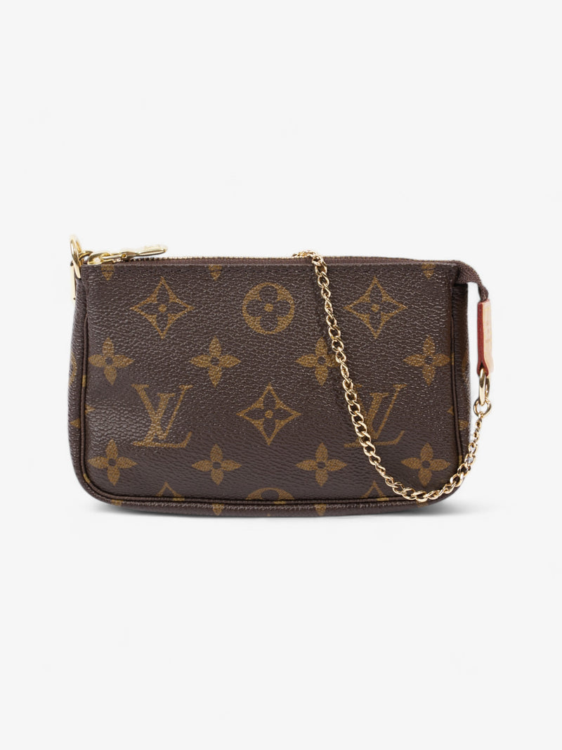  Louis Vuitton Mini pochette Monogram Coated Canvas