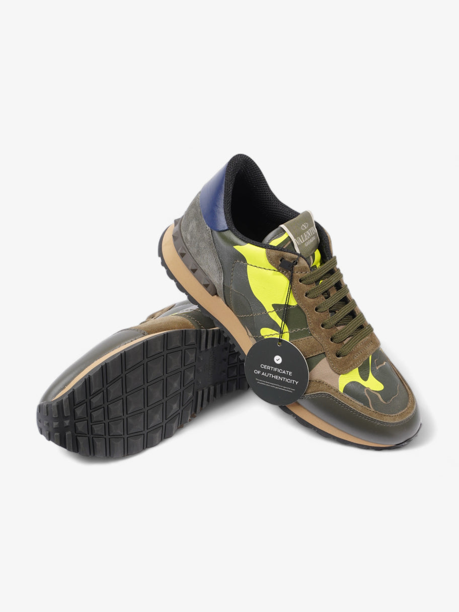 Rockrunner Sneakers Khaki / Yellow / Navy Suede EU 41 UK 7 Image 11