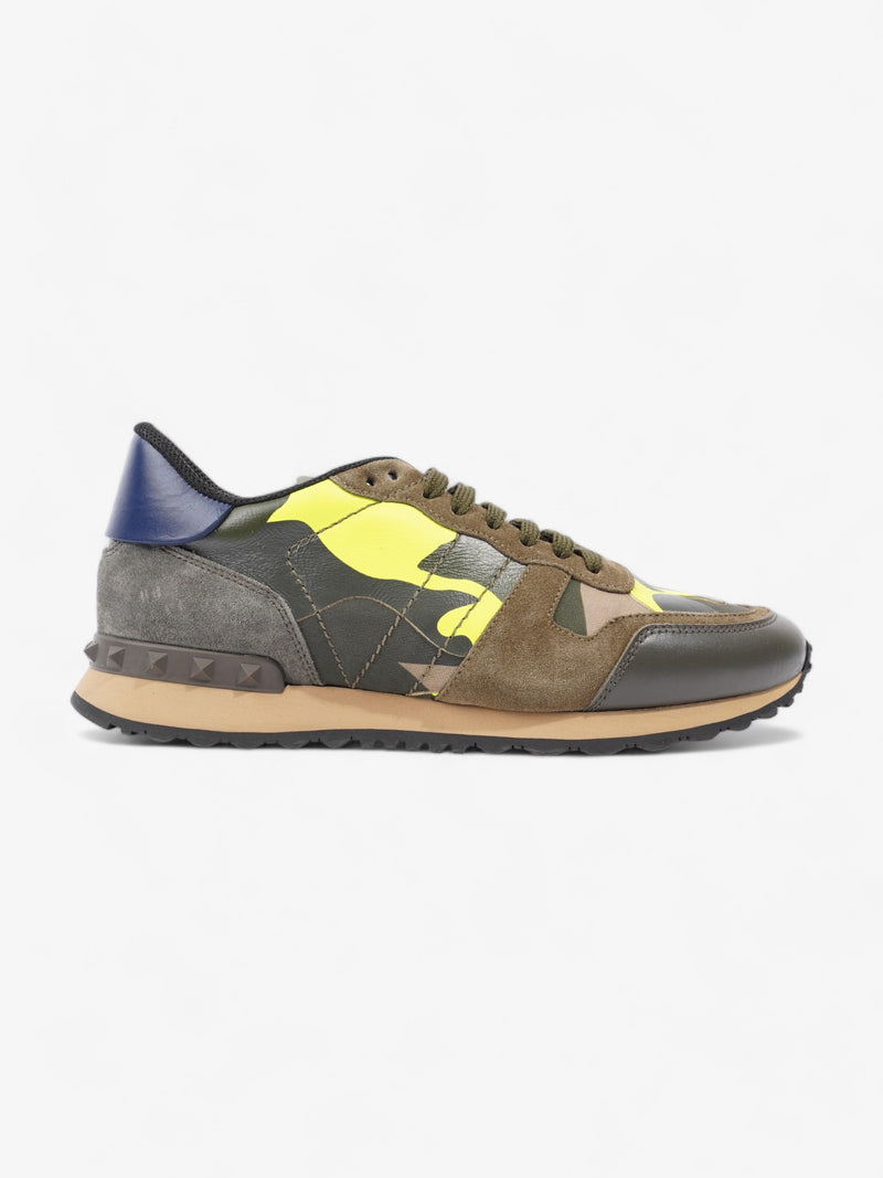  Rockrunner Sneakers Khaki / Yellow / Navy Suede EU 41 UK 7