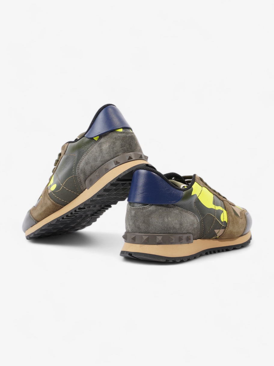 Rockrunner Sneakers Khaki / Yellow / Navy Suede EU 41 UK 7 Image 9