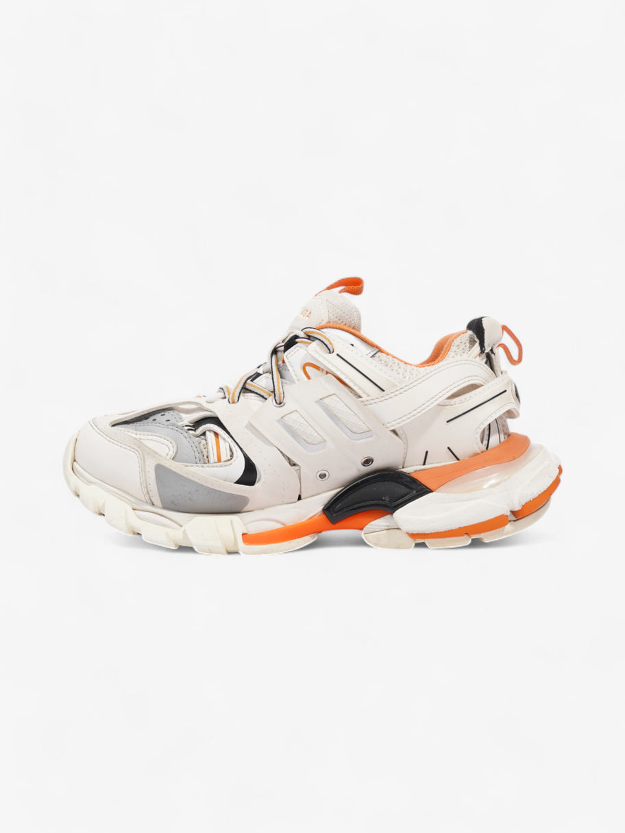 Balenciaga Track White Orange Silver Mesh EU 37 UK 4 Luxe Collective