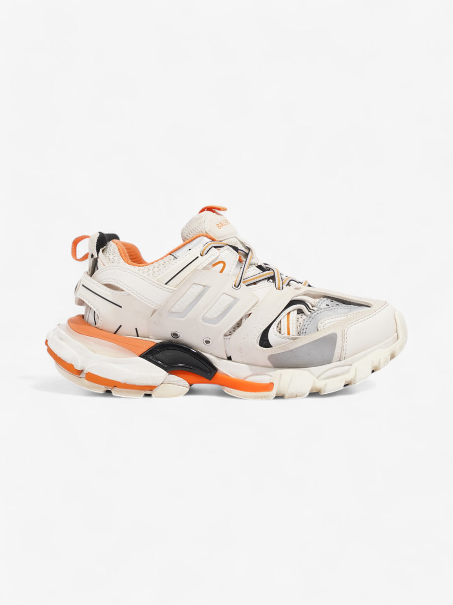 Balenciaga Track White  / Orange / Silver Mesh EU 37 UK 4 Image 4