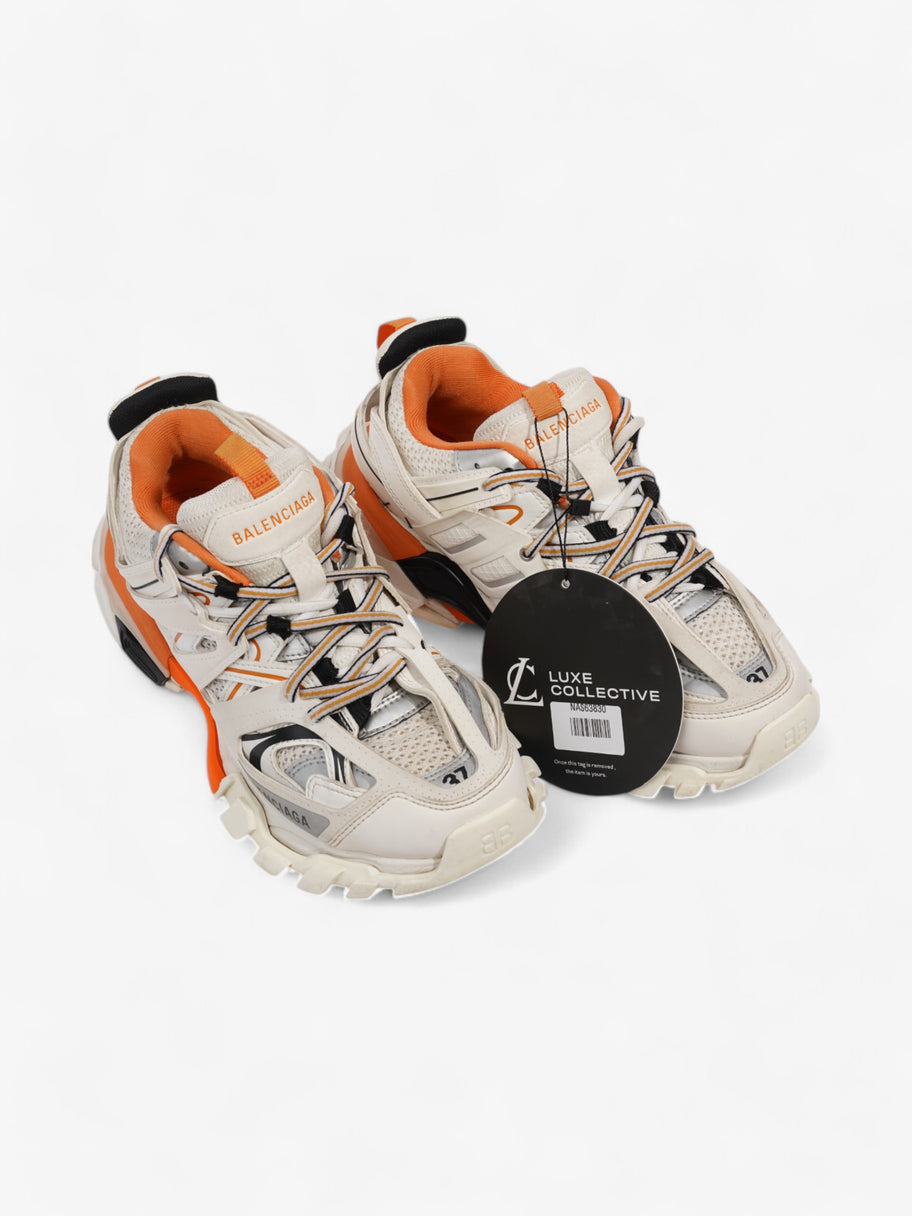 Balenciaga Track White  / Orange / Silver Mesh EU 37 UK 4 Image 9