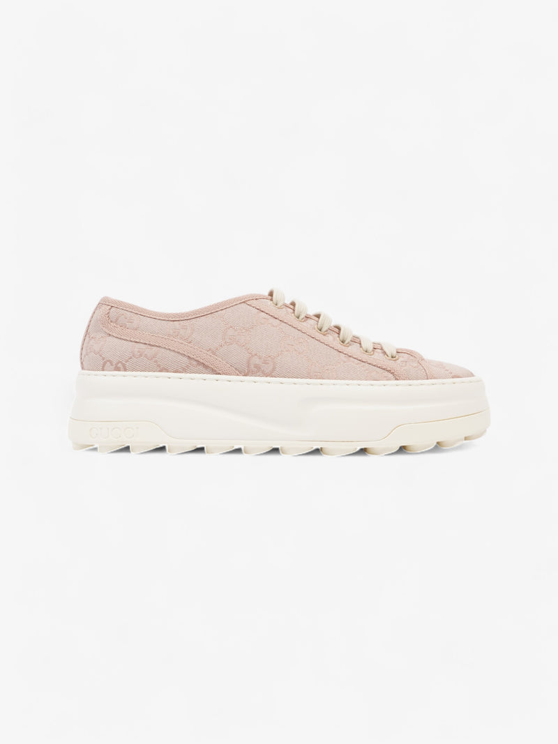  Gucci GG Tennis 1977 Sneakers Pink Canvas EU 39 UK 6