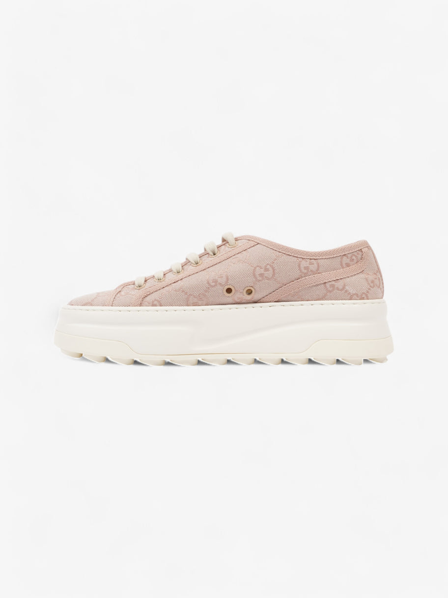 Gucci GG Tennis 1977 Sneakers Pink Canvas EU 39 UK 6 Image 3