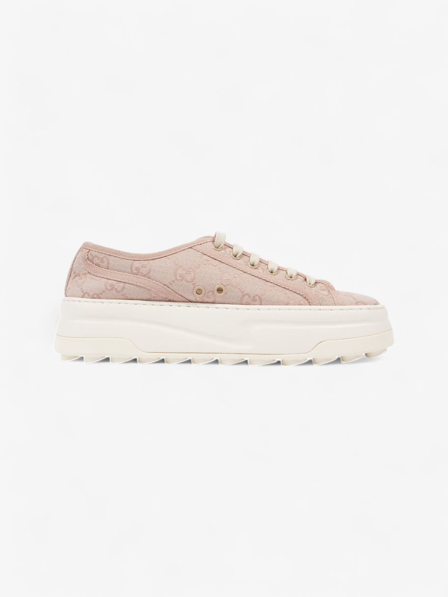 Gucci GG Tennis 1977 Sneakers Pink Canvas EU 39 UK 6 Image 4