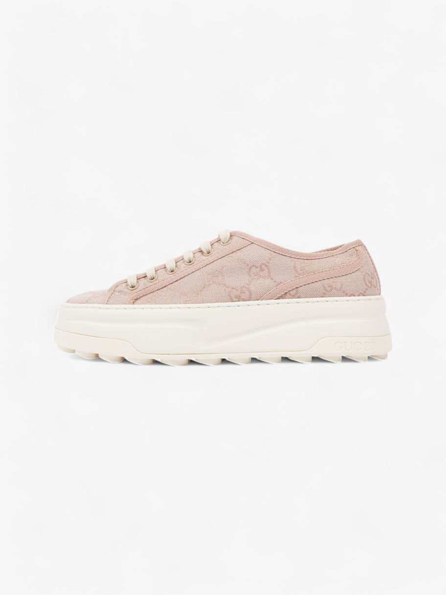 Gucci GG Tennis 1977 Sneakers Pink Canvas EU 39 UK 6 Image 5