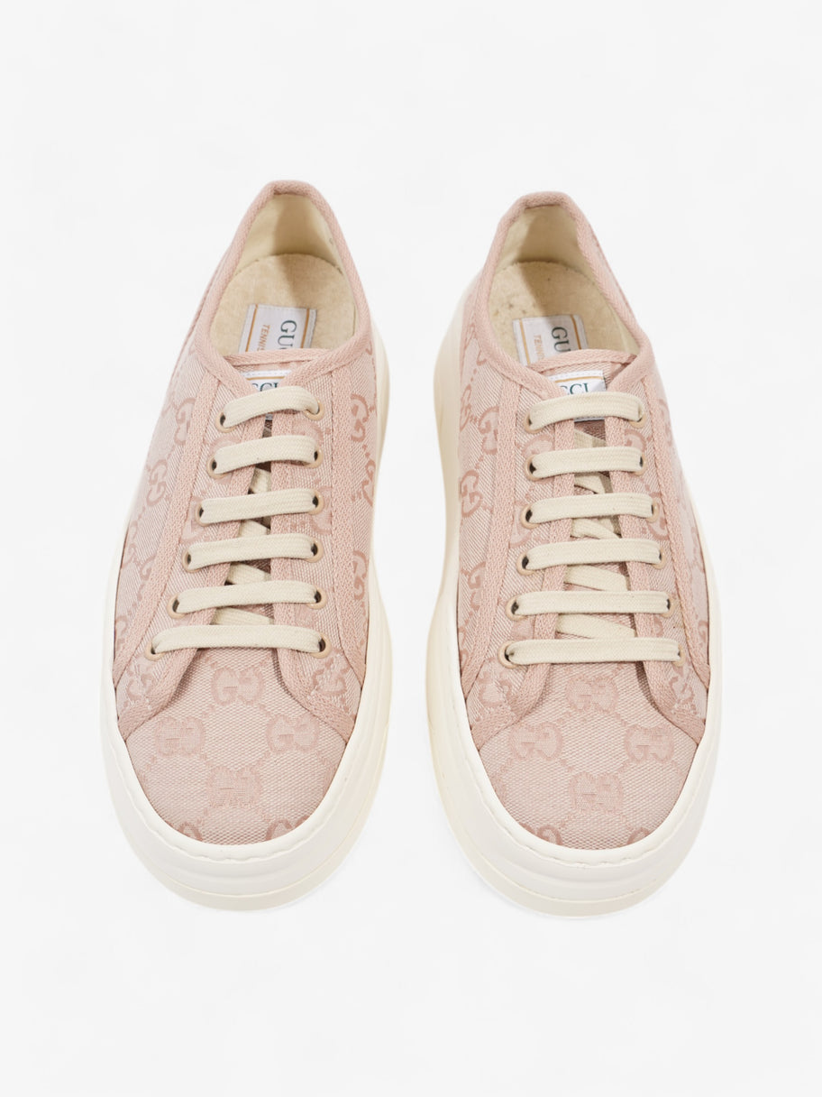 Gucci GG Tennis 1977 Sneakers Pink Canvas EU 39 UK 6 Image 8