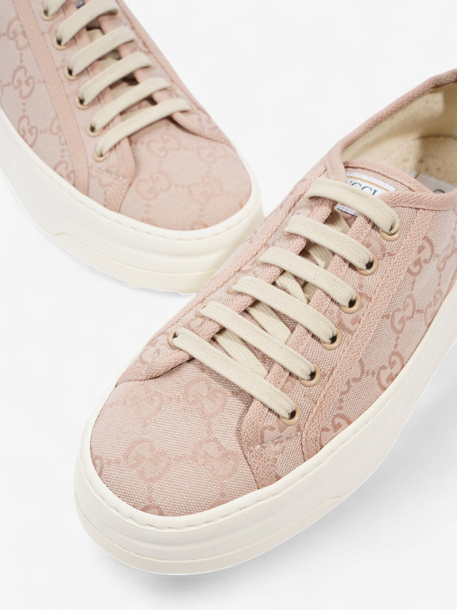 Gucci GG Tennis 1977 Sneakers Pink Canvas EU 39 UK 6 Image 9