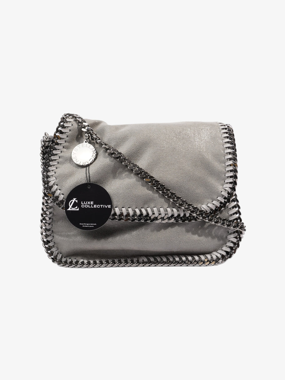 Stella McCartney Falabella Shoulder Bag Grey Vegan Leather Image 8