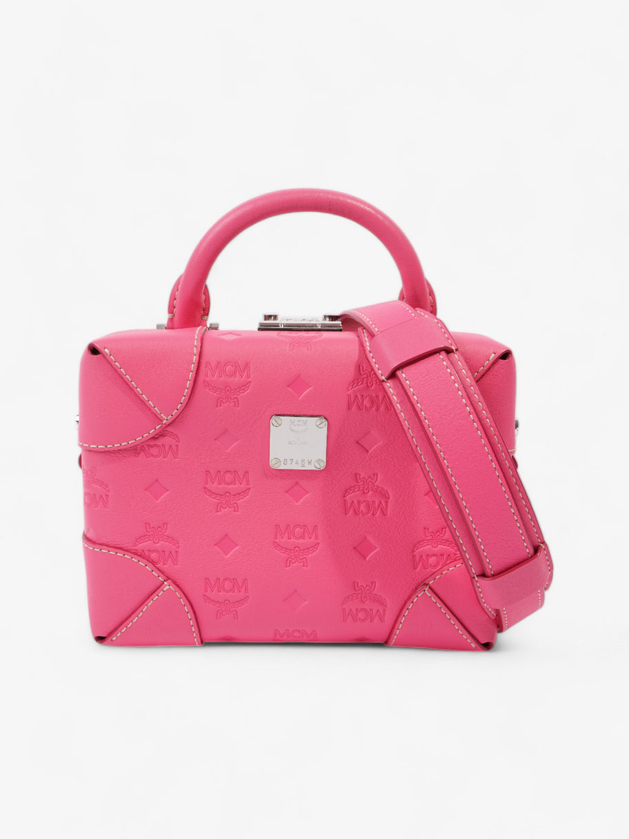 MCM Berlin Bag Sugar Pink Calfskin Leather Small Image 1