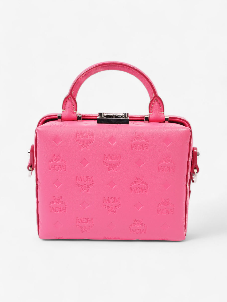 MCM Berlin Bag Sugar Pink Calfskin Leather Small Image 4