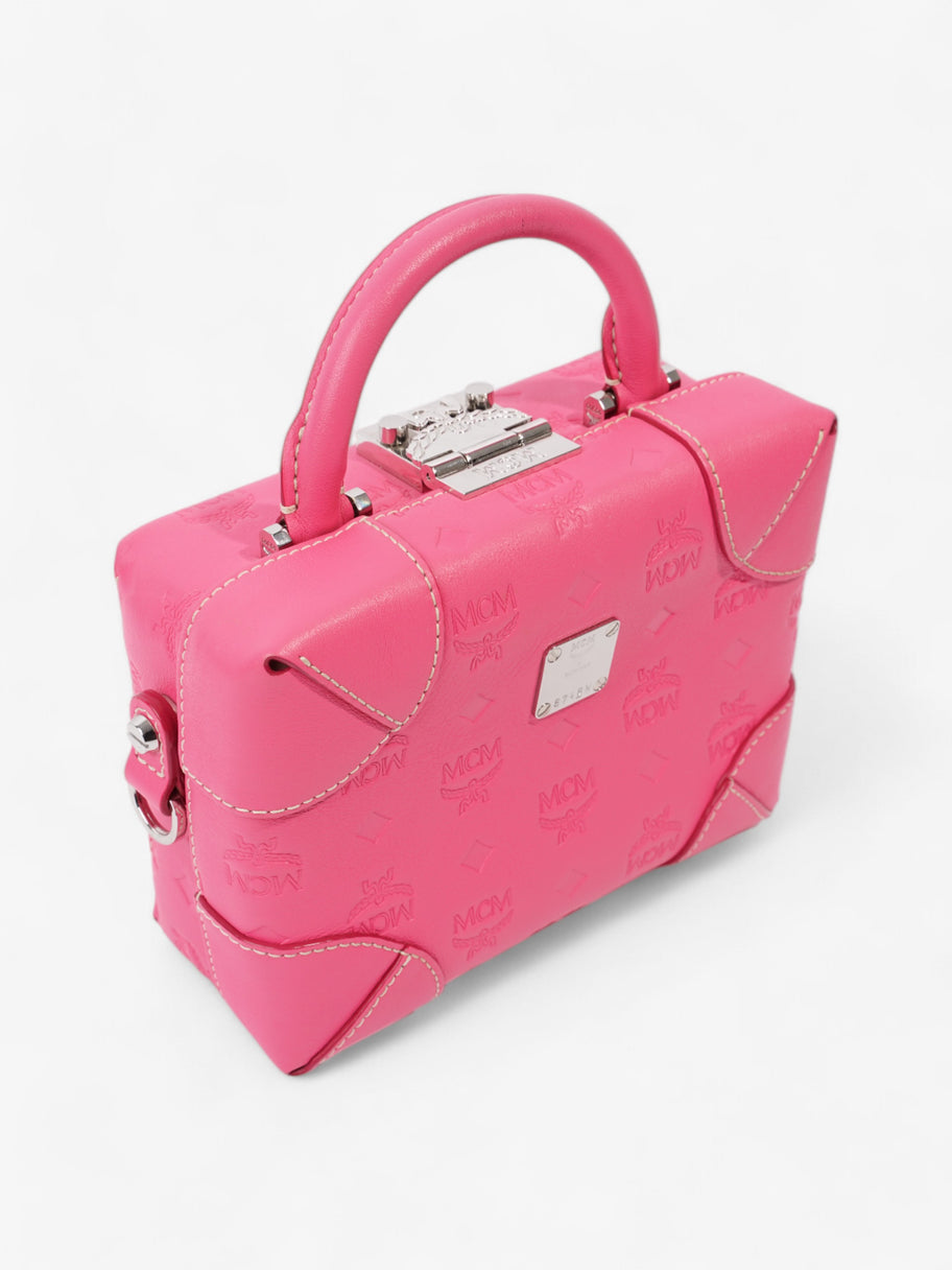 MCM Berlin Bag Sugar Pink Calfskin Leather Small Image 7