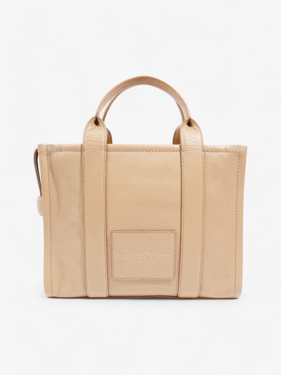 Marc Jacobs The Tote Bag Beige Leather Medium Image 3