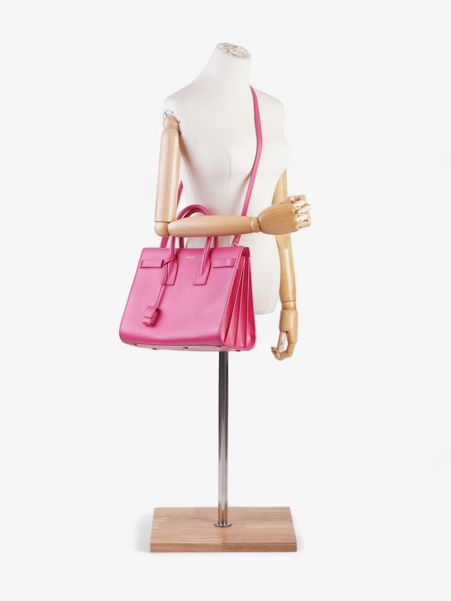 Saint Laurent Sac De Jour Pink Leather Small Image 2